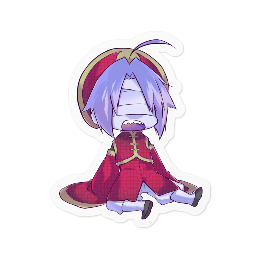 キョンシー君ステッカー