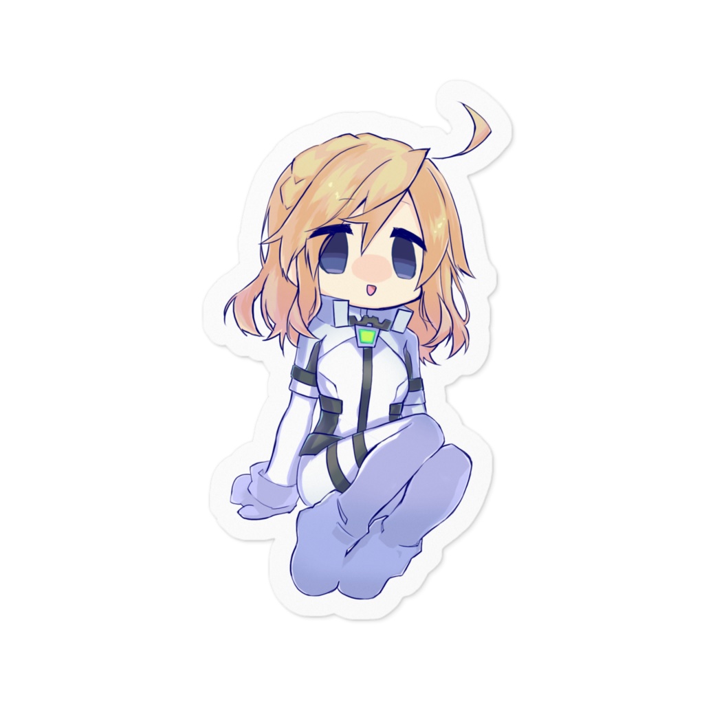 新人未来人ステッカー