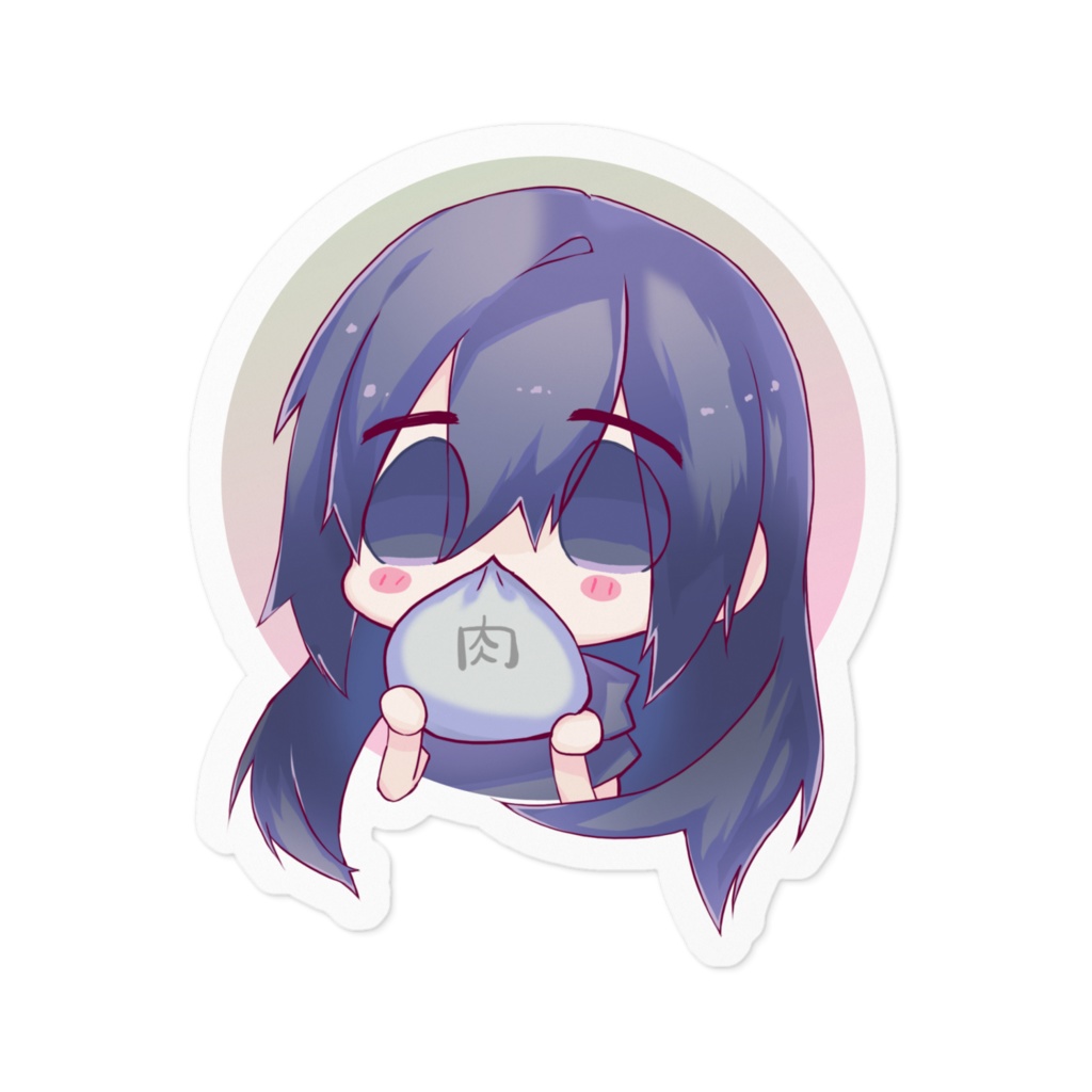 飛鳥ちゃん肉まんむちゃむちゃステッカー