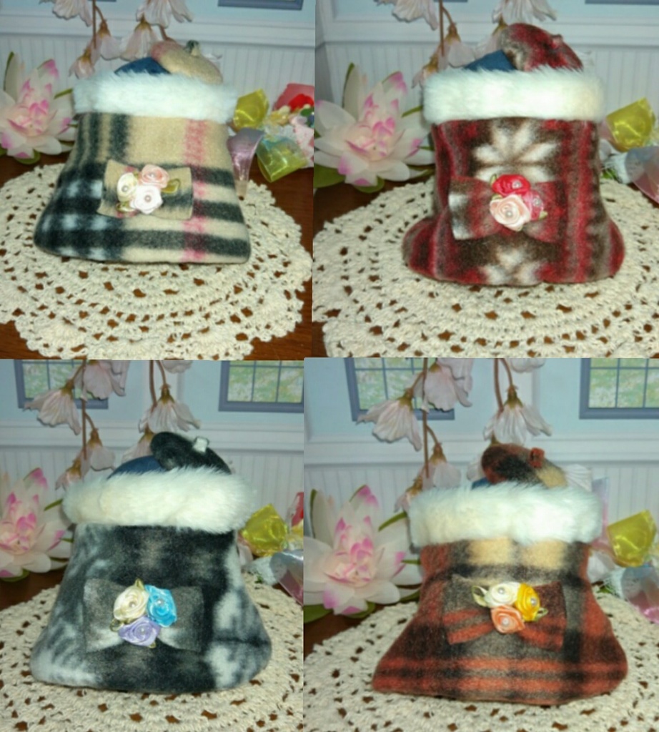 【再販】真冬のフリースコート(ベレー帽つき)~ちょっぴりセレブ気分~