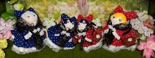 水玉レトロワンピース~スカートひらり軽やかに~