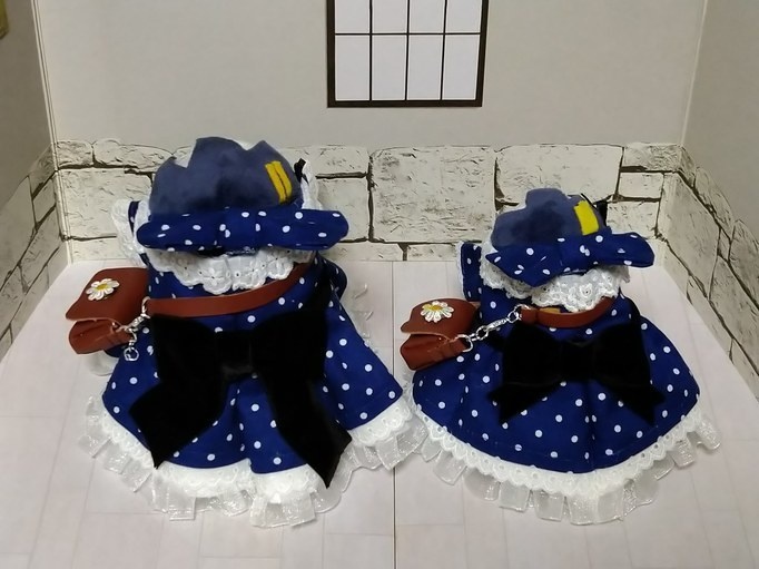 水玉レトロワンピース~スカートひらり軽やかに~