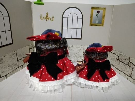 水玉レトロワンピース~スカートひらり軽やかに~