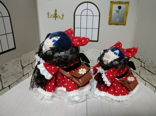 水玉レトロワンピース~スカートひらり軽やかに~