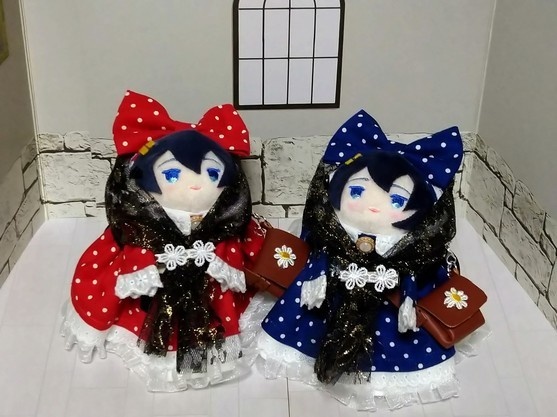 水玉レトロワンピース~スカートひらり軽やかに~