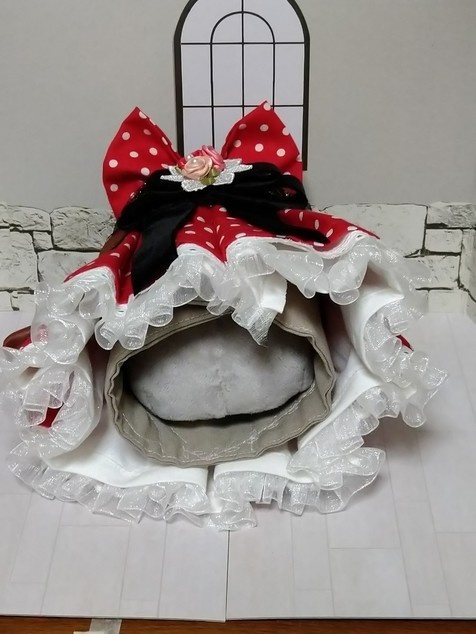 水玉レトロワンピース(パス用)