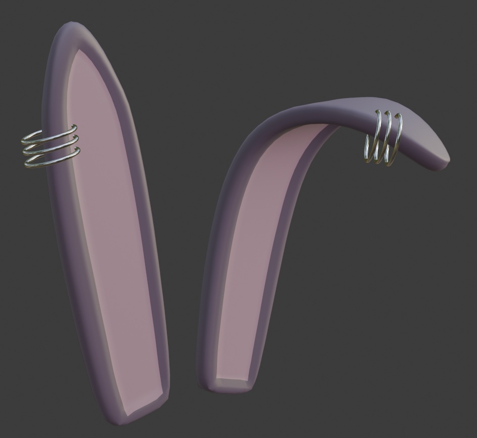 Easter Bunny Ears - FBX - Commercial use - *2022* FREE