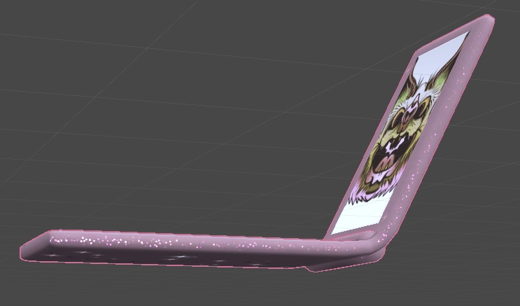 Flip Phone - VRChat 3D asset - Unitypackage - FREE Commercial use *2023*