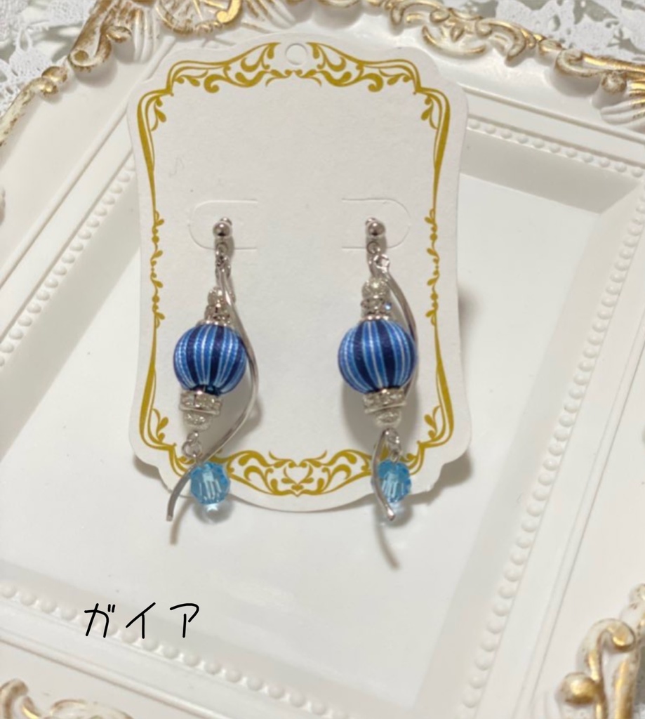 原神モチーフ巻き玉 ピアス・イヤリング
