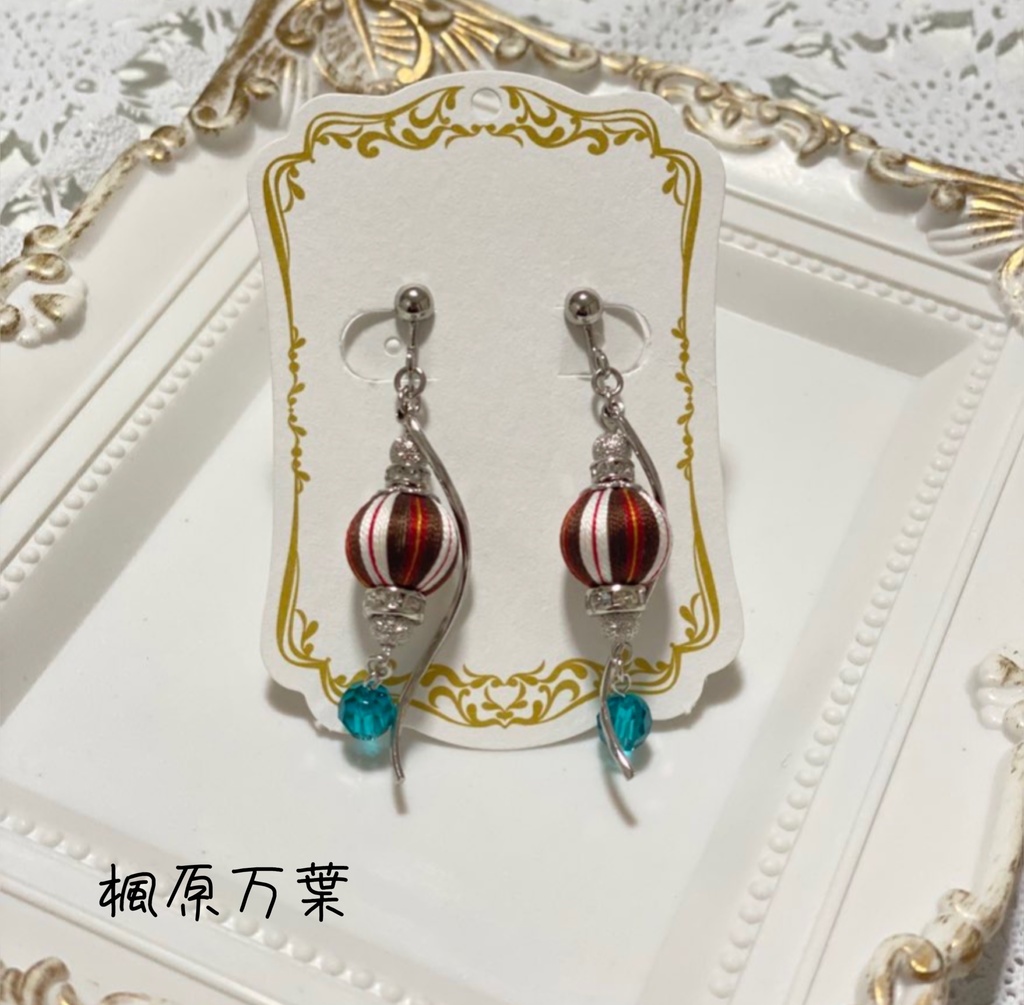 原神モチーフ巻き玉 ピアス・イヤリング