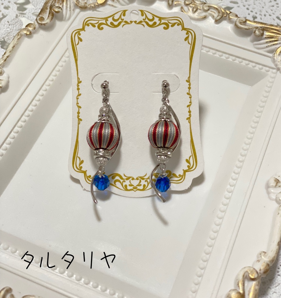 原神モチーフ巻き玉 ピアス・イヤリング