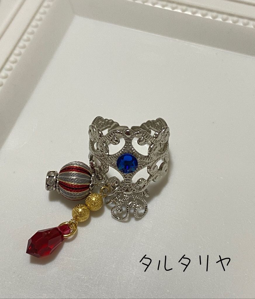 原神モチーフ巻き玉 指輪(万葉、胡桃、エウルア、タルタリヤ、心海)