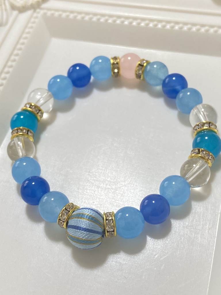 K察組 モチーフ巻き玉 ブレスレット