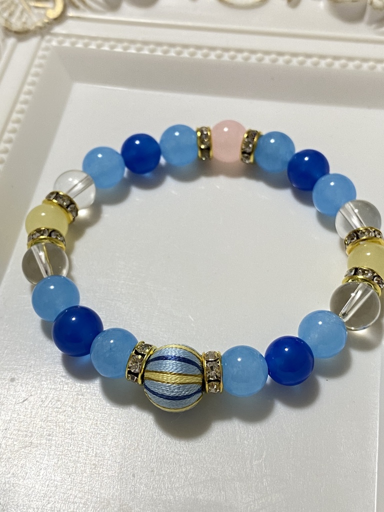 K察組 モチーフ巻き玉 ブレスレット