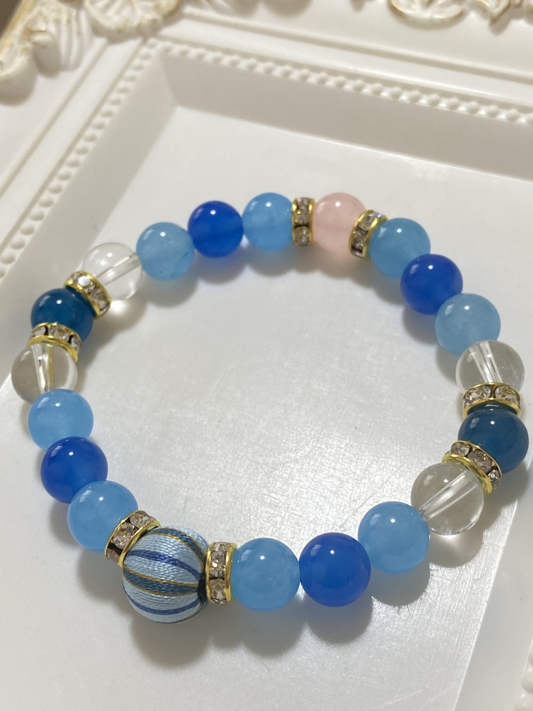 K察組 モチーフ巻き玉 ブレスレット