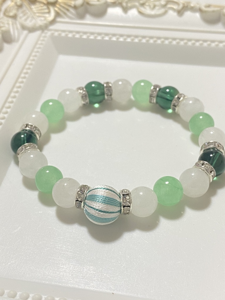 ブルーロック展 モチーフ巻き玉ブレスレット