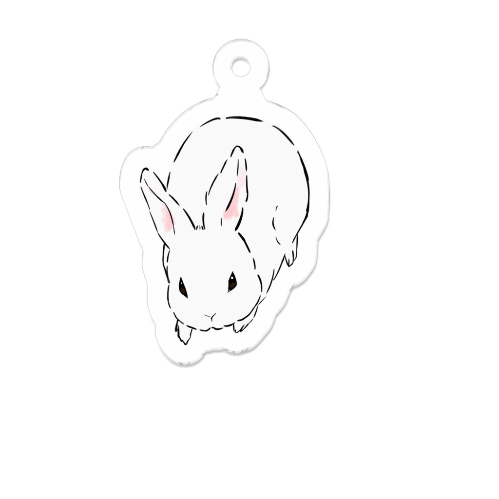 うさぎちゃんアクリルキーホルダー