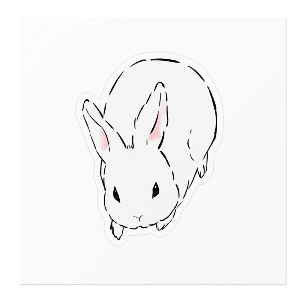 うさぎちゃんステッカー
