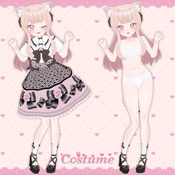 【オリジナル3Dモデル】リボン-Ribbon-🎀