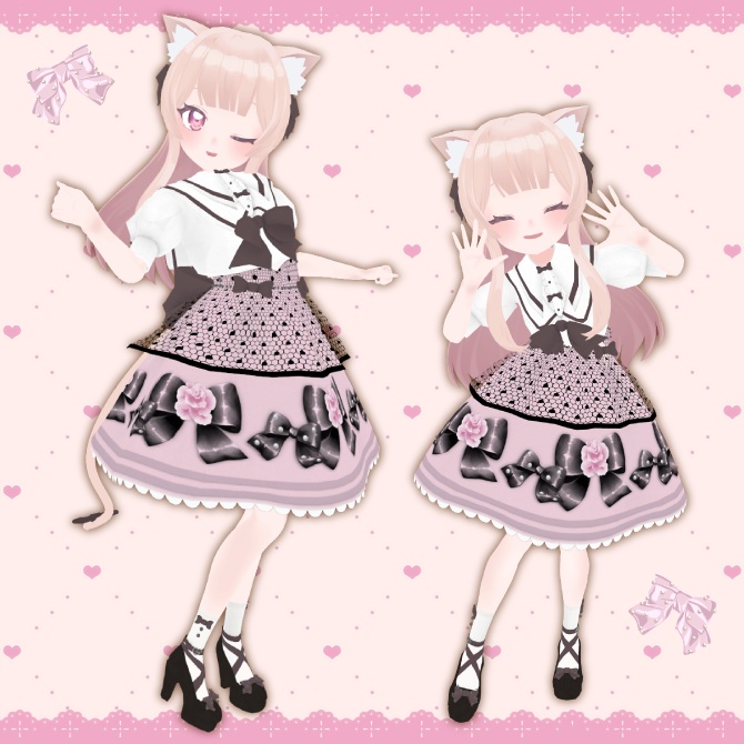 【オリジナル3Dモデル】リボン-Ribbon-🎀