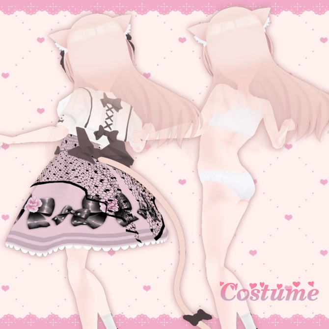 【オリジナル3Dモデル】リボン-Ribbon-🎀