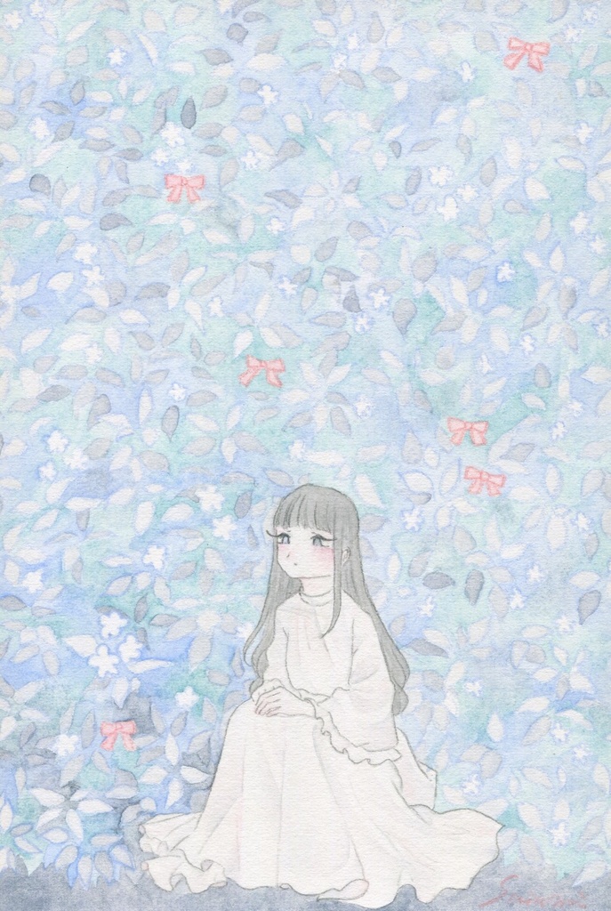 seabed eden【額装済み作品】