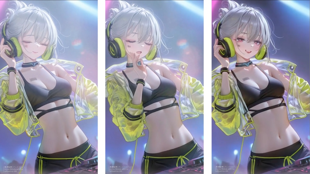 🚀《Eve 🎧 DJ初体験!First DJ Experience 🌟》ライブ壁紙 | YouTube チャンネルオリジナルキャラクター