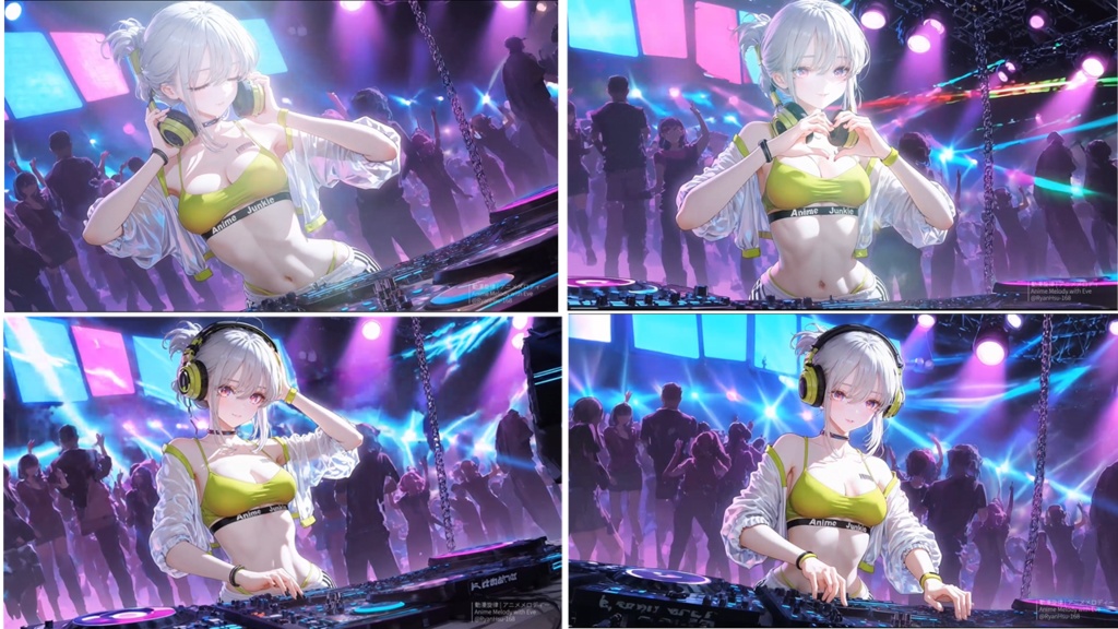 🚀《Eve 🎧 DJ Sugar Charm!魅力的旋律 🌟》ライブ壁紙 | YouTube チャンネルオリジナルキャラクター