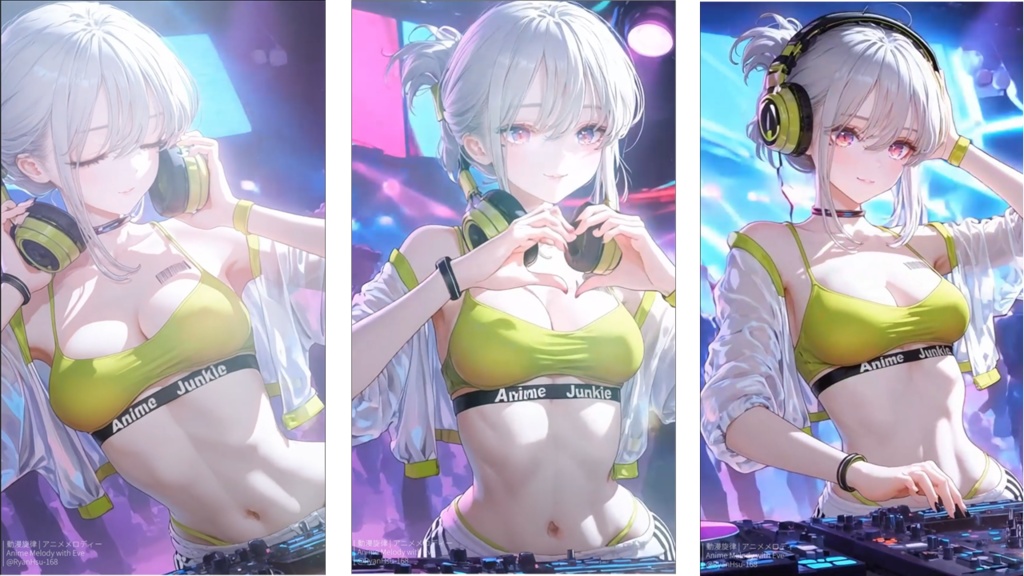 🚀《Eve 🎧 DJ Sugar Charm!魅力的旋律 🌟》ライブ壁紙 | YouTube チャンネルオリジナルキャラクター