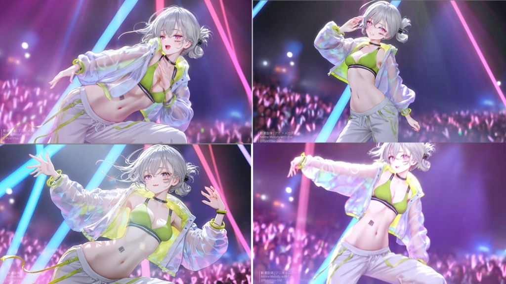 🚀《Eve 💃 Dance My Way!自信の輝き 🌟》ライブ壁紙 (HD 音楽 & 無音楽バンドル) | 高音質WAV付き 🎶 | YouTube チャンネルオリジナルキャラクター