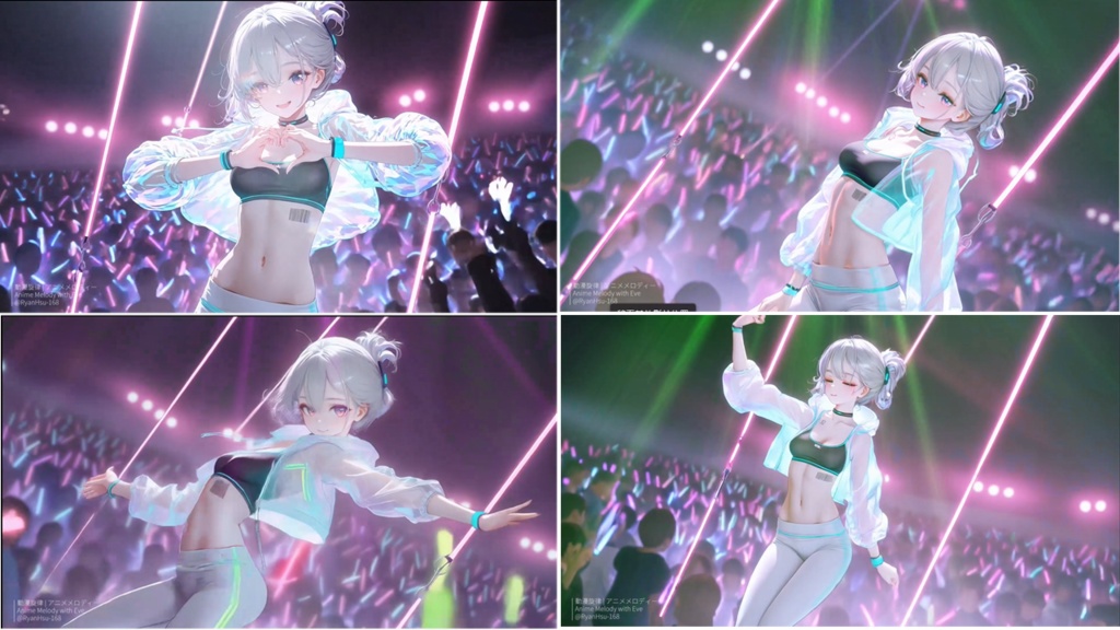 🚀《Eve 💃 Shine on Stage!舞台の女神 🌟》ライブ壁紙 | YouTube チャンネルオリジナルキャラクター