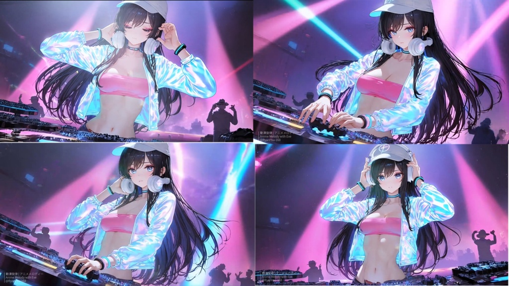 🚀《Rin 🎧 DJ初体験!First DJ Experience 🌟》ライブ壁紙 | YouTube チャンネルオリジナルキャラクター