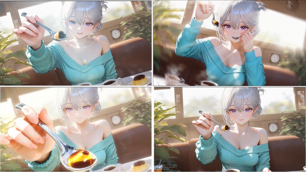 🚀《Eve 🍮 Sweet Moment!愛情の餌やり 🌟》ライブ壁紙 | YouTube チャンネルオリジナルキャラクター