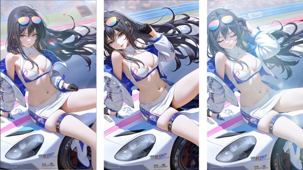 🚀《Rin 🏁 Speed Queen!レーシングの女王 🌟》ライブ壁紙 | YouTube チャンネルオリジナルキャラクター