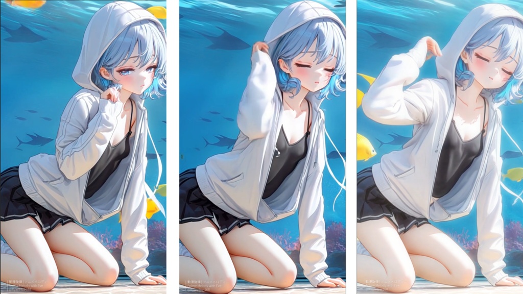 🚀《Mio 🐠 ねむねむアクアリウム!夢幻の海 🌊》ライブ壁紙 | YouTube チャンネルオリジナルキャラクター