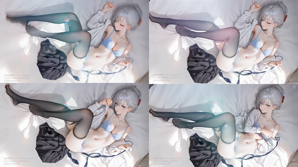 🚀《Eve 🎶 エレガント・トランス!空灵の旋律と夢幻ビート ✨》ライブ壁紙 | YouTube チャンネルオリジナルキャラクター