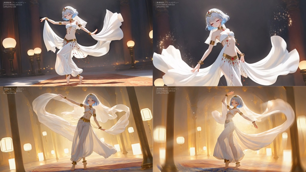 🚀《Mio 💃 Kawaii Belly Dance – 異国幻想 × 舞姫リズム ✨》ライブ壁紙 | YouTube チャンネルオリジナルキャラクター