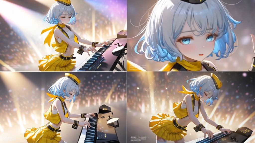 🚀《Mio 🎹 夢のままでいいよ – 少女の節奏日常 ✨ Keyboard × Light J-Rock》ライブ壁紙 | YouTube チャンネルオリジナルキャラクター