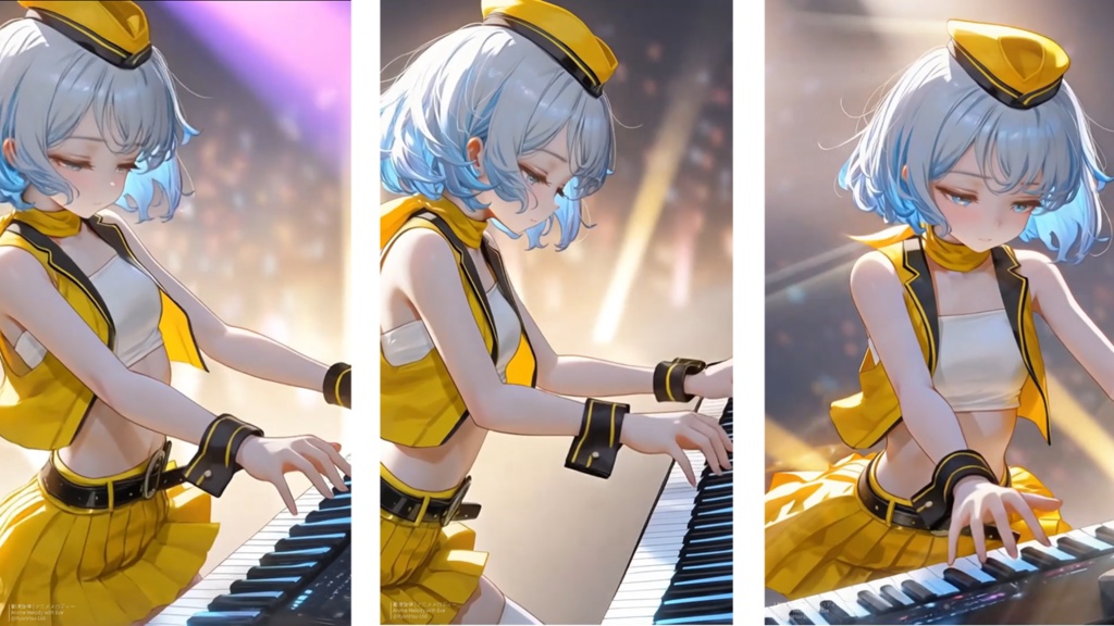 🚀《Mio 🎹 夢のままでいいよ – 少女の節奏日常 ✨ Keyboard × Light J-Rock》ライブ壁紙 | YouTube チャンネルオリジナルキャラクター