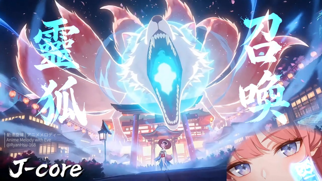 🚀《Fia 🦊 天狐の虚数結界 – IMAGINARY DATA-BARRIER × 九尾召喚 Cyber Wafuu ⛩️》ライブ壁紙 & 原作BGM (WAV) | YouTube チャンネルオリジナルキャラクター