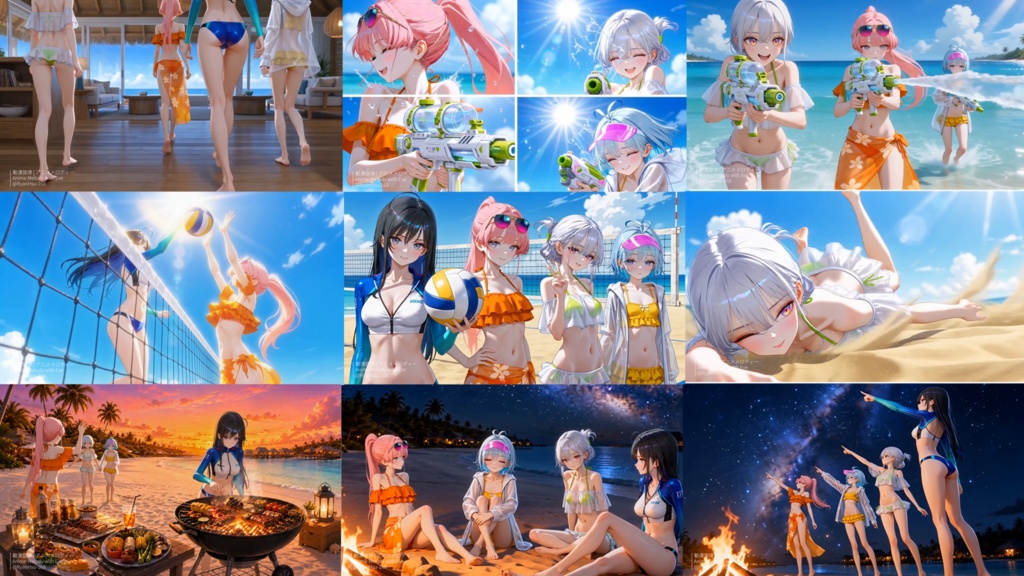 🚀《Fia 🎤 Summer Island 常夏バカンス — 中毒グルーヴ × Viral Japanese FunkPhonk 🌴》ライブ壁紙 & 原作BGM (WAV) | YouTube チャンネルオリジナルキャラクターAV) | YouTube チャンネルオリジナルキャラクター