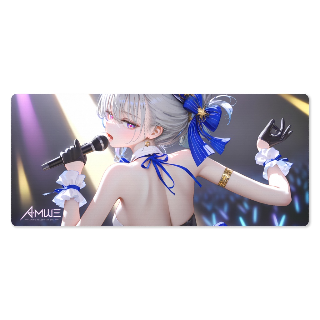 【Eve】1周年記念 Idol Stage 大型デスクマット・プレイマット (900×400mm) / ゲーミングマウスパッド | Anime Melody with Eve