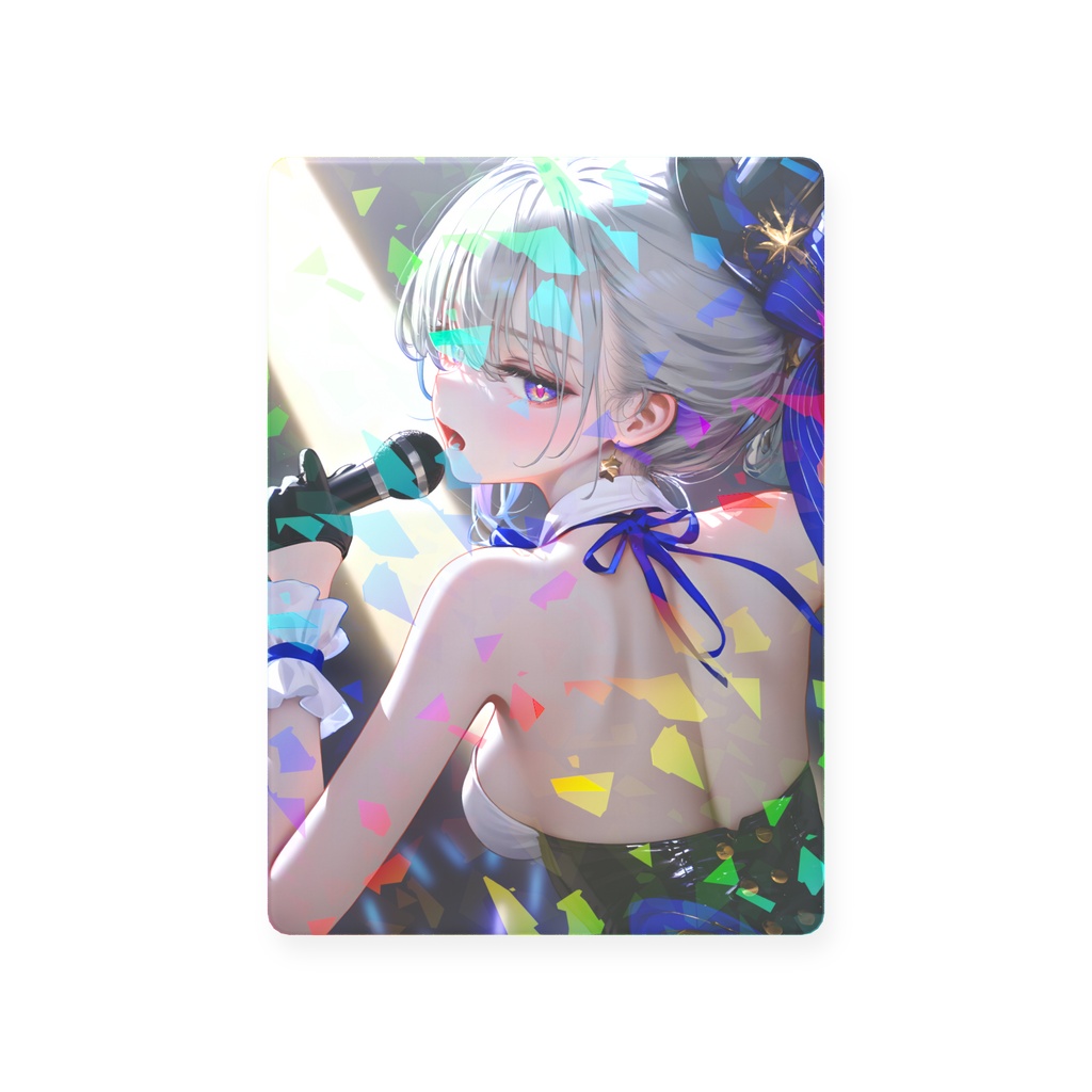 【AMWE】公式ホログラムトレカ「1st Anniversary Idol Eve」 (クリスタル仕様・縦型) | Anime Melody with Eve