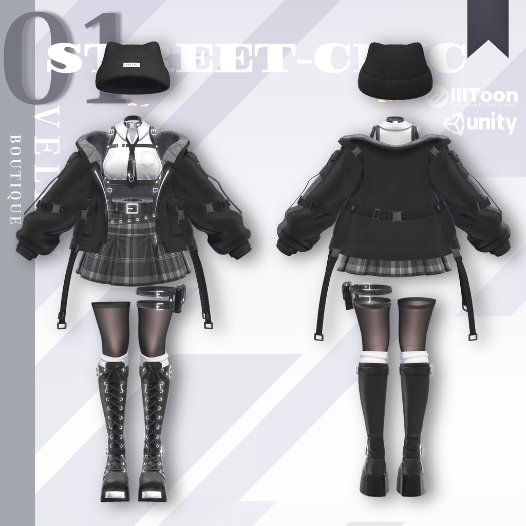 ✨【VRC 衣装】VELLIE STREET CHIC✨