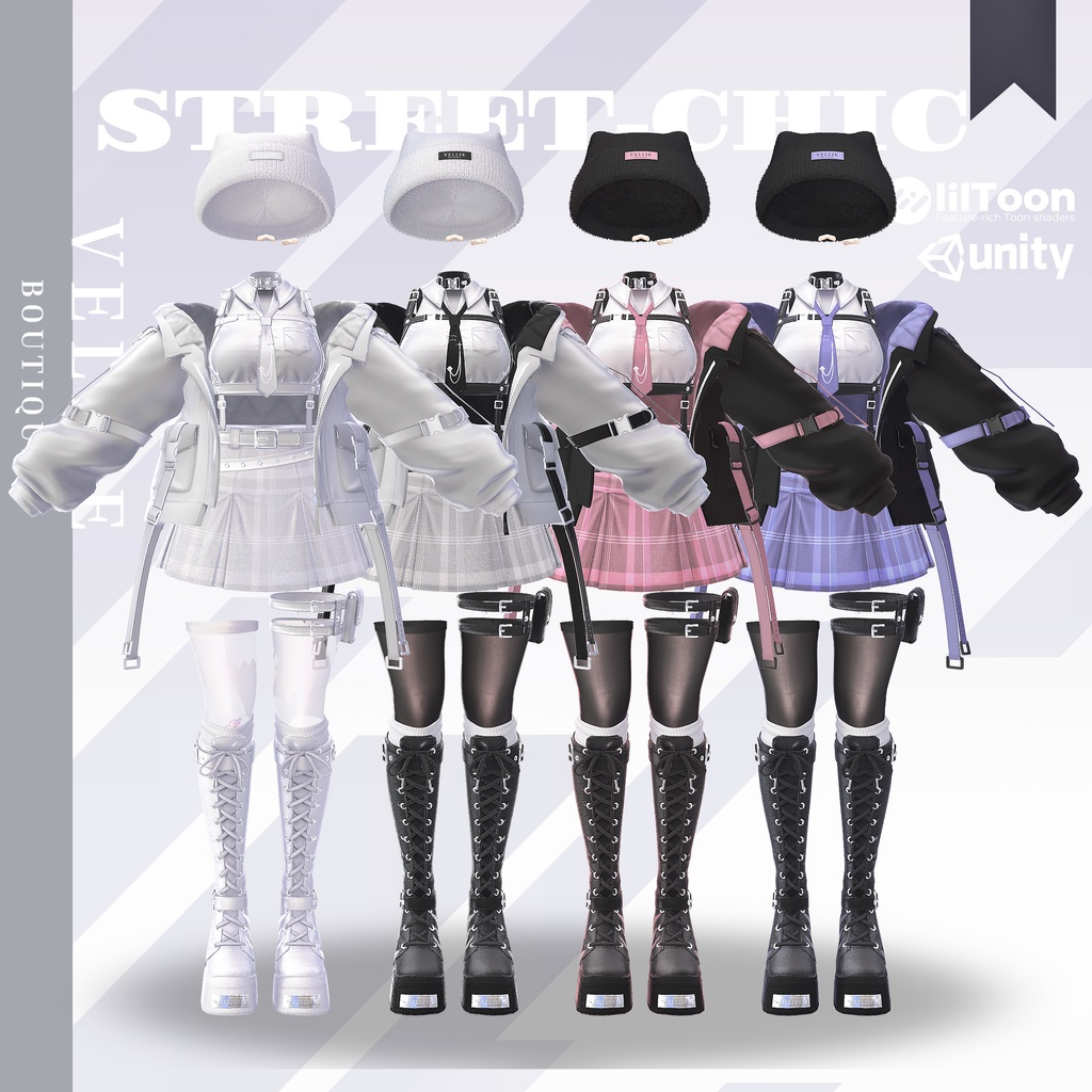 ✨【VRC 衣装】VELLIE STREET CHIC✨
