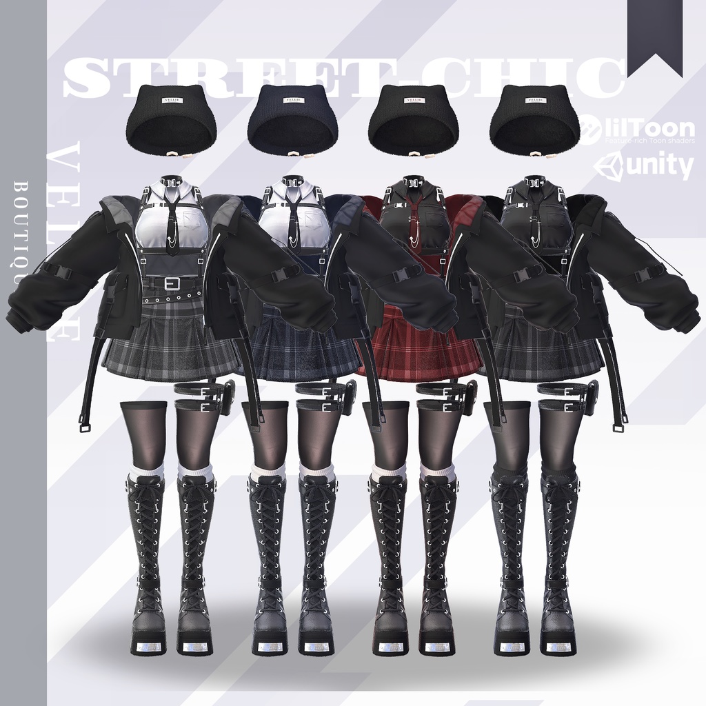 ✨【VRC 衣装】VELLIE STREET CHIC✨