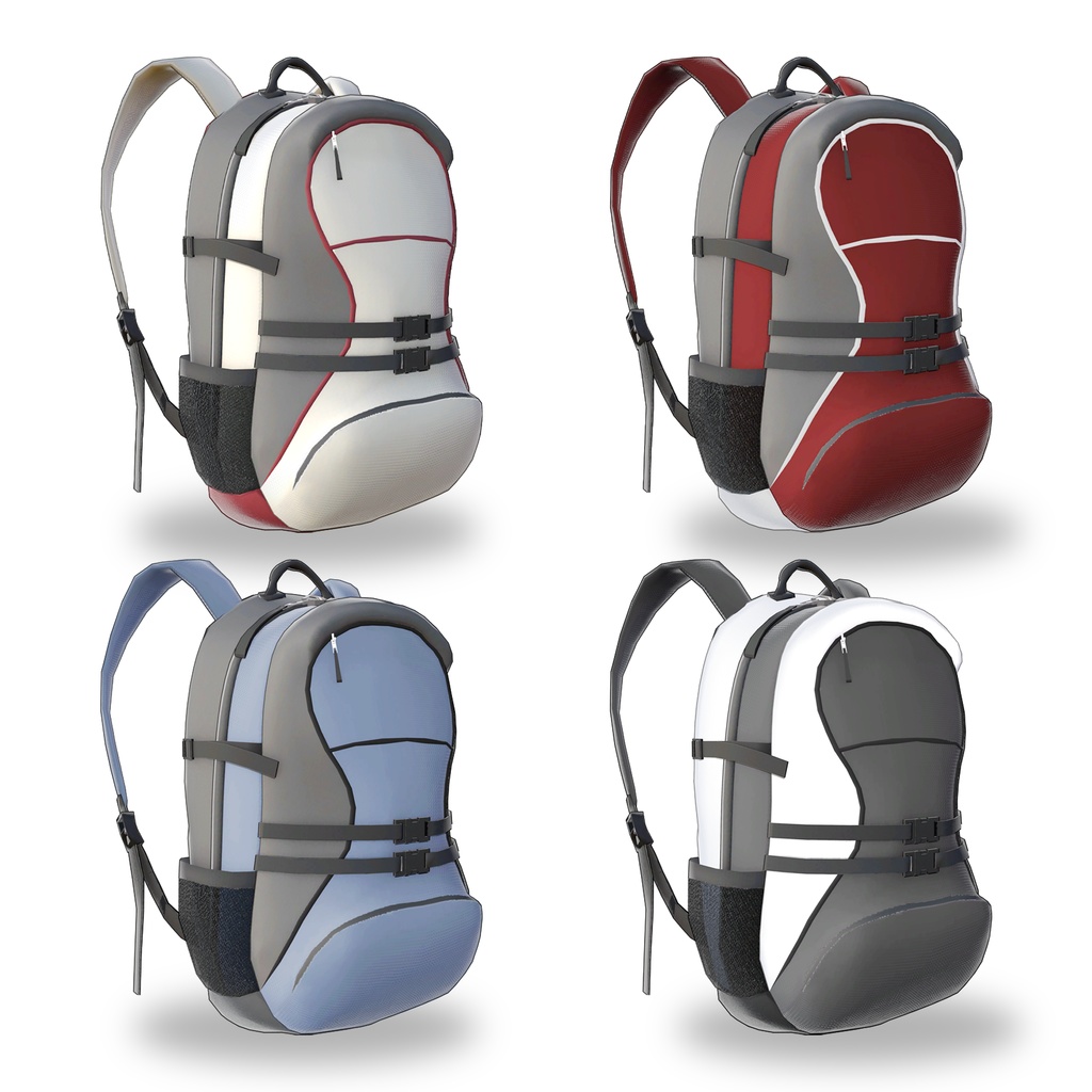 🟡FREE🟡║VRC 衣装║ STREAMLINE BACKPACK