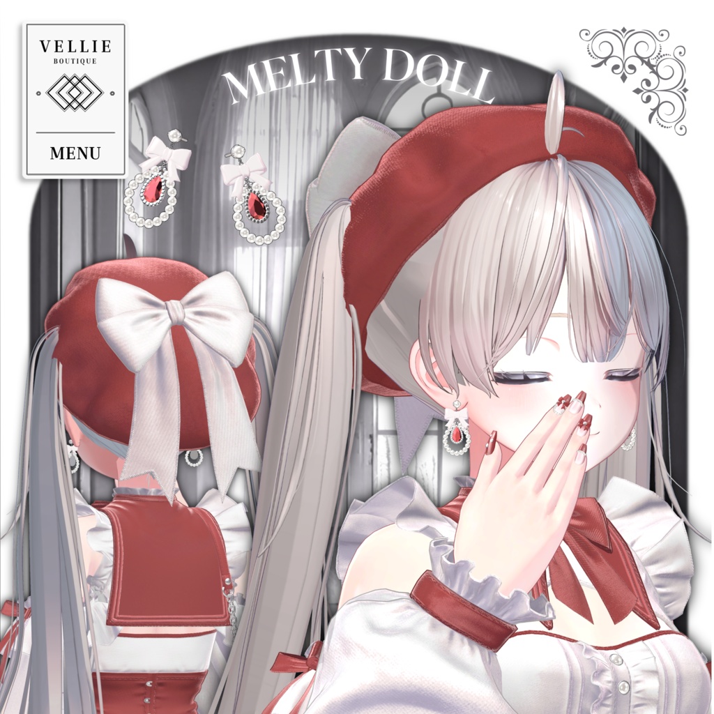 🎀【VRC 衣装】Melty Doll - Gothic