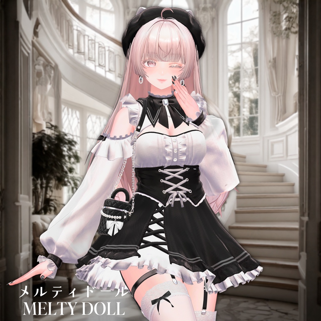 🎀【VRC 衣装】Melty Doll - Gothic
