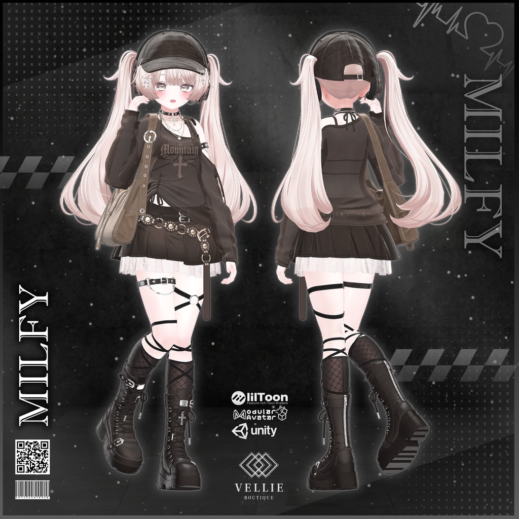 🎧【VRC 衣装】Stereo Punk - Crush